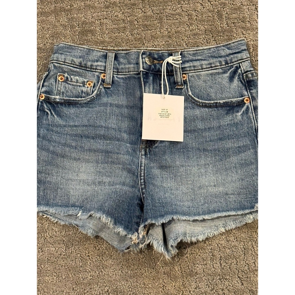 pistola Light Blue Denim Jean Shorts